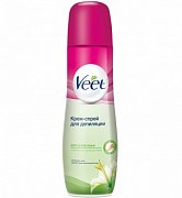Veet Крем-спрей для депиляции с маслом ши и ароматом лилии 150 мл для сухой кожи