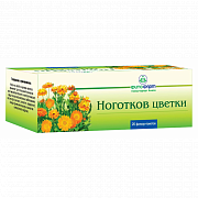 Ноготков цветки фильтр-пакеты 1,5 г 20 шт.