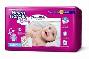 Helen Harper Простыни одноразовые для детей 60х60 см 10 шт.