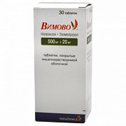 Вимово таблетки 500 мг+20 мг 30 шт.