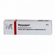 Фуцидин крем для наружного применения 2% туба 15 г Фуцидин крем для наружного применения 2% туба 15 г