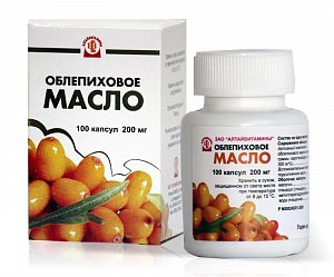 Облепиховое масло капсулы 200 мг 100 шт. Алтайвитамины Алтайвитамины