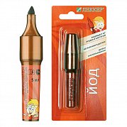 Йод раствор спиртовой 5% 5 мл фломастер Леккер