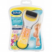 Scholl Пилка Velvet smooth электрическая роликовая Желтая
