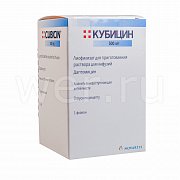 Кубицин лиофилизат для приготовления раствора для инфузий 500 мг флакон 1 шт. Кубицин лиофилизат для приготовления раствора для инфузий 500 мг флакон 1 шт.