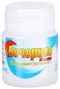 Вечернее Плюс валериана + пустырник драже 60 шт. Парафарм (БАД)