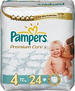 Pampers Подгузники Premium 7-18 кг Maxi 24 шт.