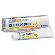 Девирс крем для наружного применения 7,5% туба 15 г