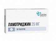 Ламотриджин таблетки 25 мг 30 шт. Озон Ламотриджин таблетки 25 мг 30 шт. Озон