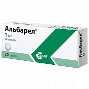 Альбарел таблетки 1 мг 30 шт. Альбарел таблетки 1 мг 30 шт.