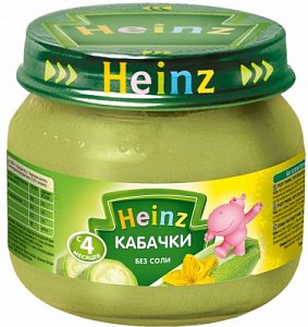 Heinz Пюре Кабачки с 4 мес. 80 г