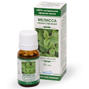 Масло эфирное мелиссы флакон 10 мл Аспера ПК