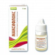 Максифлокс капли глазные 5 мг мл флакон 5 мл Максифлокс капли глазные 5 мг мл флакон 5 мл