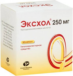 Эксхол капсулы 250 мг 50 шт.