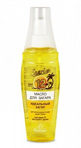 Флоресан Ф-116 Масло для загара Янтарная дыня SPF12 135 мл