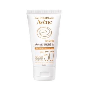 Avene Крем солнцезащитный с минеральным экраном для сверхчувствительной кожи SPF50+ 50 мл