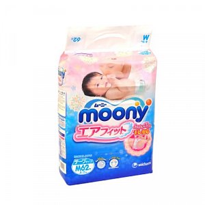 Moony Подгузники M 6-11 кг 62 шт.