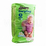 Libero Подгузники Everyday Midi 4-9 кг 15 шт.