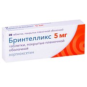Бринтелликс таблетки покрытые пленочной оболочкой 5 мг 28 шт. Бринтелликс таблетки покрытые пленочной оболочкой 5 мг 28 шт.
