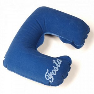 Fosta Подушка надувная с вырезом под голову F8051 синяя, 37 х 25 см