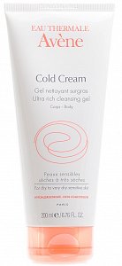 Avene Cold Cream Гель очищающий сверхпитательный с колд-кремом 200 мл