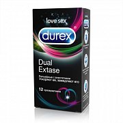 Durex Презервативы Dual Extase рельефные с анестетиком 12 шт. Durex Презервативы Dual Extase рельефные с анестетиком 12 шт.