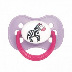 Canpol Babies Пустышка круглая латексная с 6 до 18 мес. Розовый 22/594