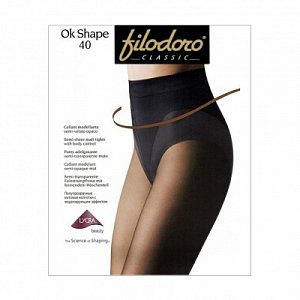 Filodoro Колготки Ok Shape 40 den р.4 Nero