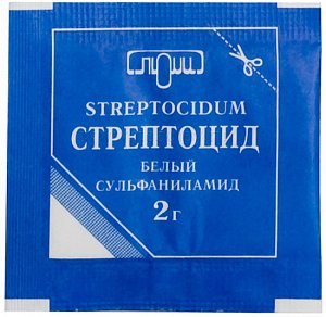 Стрептоцид порошок для наружного применения 2 г Люми
