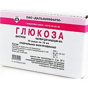 Глюкоза раствор для инфузий 40% ампулы 10 мл 10 шт.
