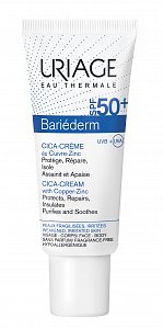 Uriage Bariederm Крем-цика с Cu-Zn восстанавливающий SPF50+ 40 мл