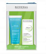 Bioderma Набор Sebium Очищающий гель 100мл + Крем сенсетив 30 мл
