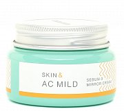 Holika Holika Крем-гель для жирной и проблемной кожи Skin&AC mild sebum-X mirror cream 60 мл