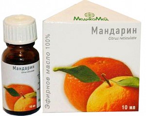 Масло эфирное мандарина флакон 10 мл Медикомед НПФ