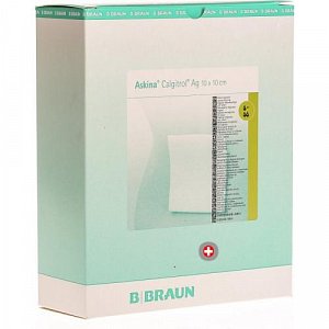 Askina [Аскина] Калгитроль Аг Повязка с серебром 10х10 см 10 шт.