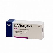 Далацин гель для наружного применения 1% туба 30 г Далацин гель для наружного применения 1% туба 30 г