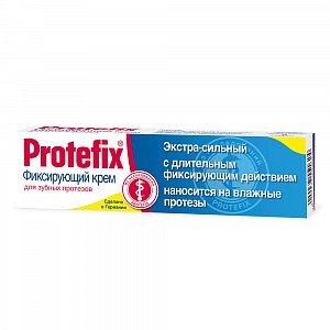 Protefix Крем фиксирующий экстра-сильный для зубных протезов 45 г