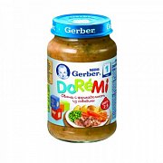 Gerber Пюре DoReMi Овощи с фрикадельками из говядины с 12 мес. 200 г
