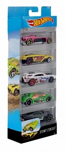 Hot Wheels Набор из 5 машинок Stunt Circuit 1806/DJD25