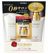 Tsubaki Набор Шампунь и кондиционер Восстановление + маска для волос 500 мл+500 мл + 15 г