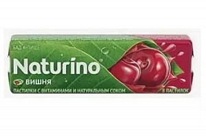 Натурино Пастилки с натуральным соком вишни 33,6 г.