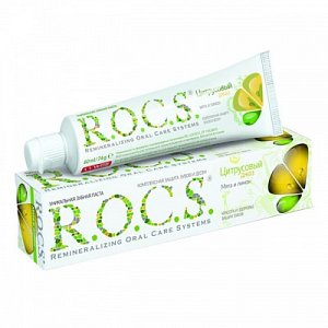 R.O.C.S. Зубная паста Мята и лимон 74 г