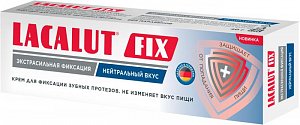 Lacalut Крем Fix для фиксации зубных протезов экстрасильный 70г нейтральный