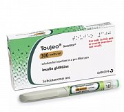 Туджео СолоСтар раствор для подкожного введения 300 ЕД мл 1,5 мл шприц-ручка 1 шт. Туджео СолоСтар раствор для подкожного введения 300 ЕД мл 1,5 мл шприц-ручка 1 шт.