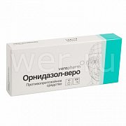 Орнидазол-Веро таблетки покрытые пленочной оболочкой 500 мг 10 шт. Орнидазол-Веро таблетки покрытые пленочной оболочкой 500 мг 10 шт.