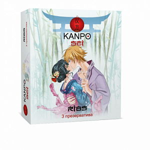 Kanpo Презервативы Sei Ребристые 3 шт. белая упаковка