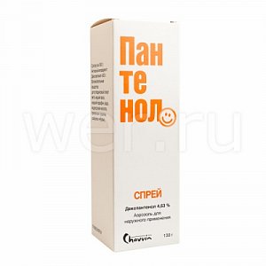 Пантенол спрей 130 г аэрозоль спрей для наружного применения