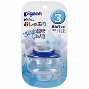 Pigeon Пустышка силиконовая Звезда синяя с 8мес.