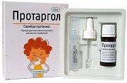 Протаргол пор. д р-ра д местн. прим. 200мг+р-тель 10мл Кировская ФФ Протаргол пор. д р-ра д местн. прим. 200мг+р-тель 10мл Кировская ФФ