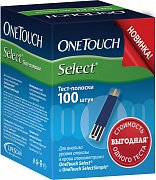 One Touch Select Тест-полоски 100 шт. One Touch Select Тест-полоски 100 шт.